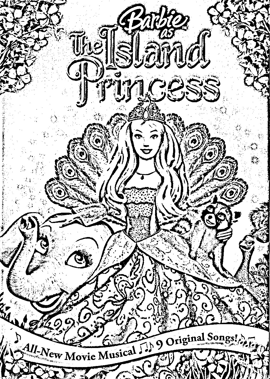 Barbie as The Island Princess Coloring in Pages 9
