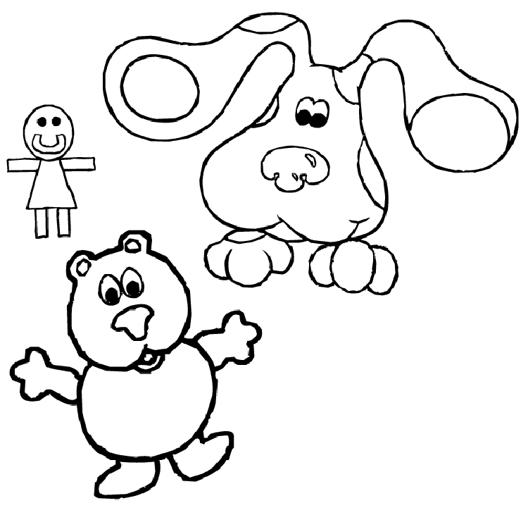 Blues Clues Coloring in Pages 3