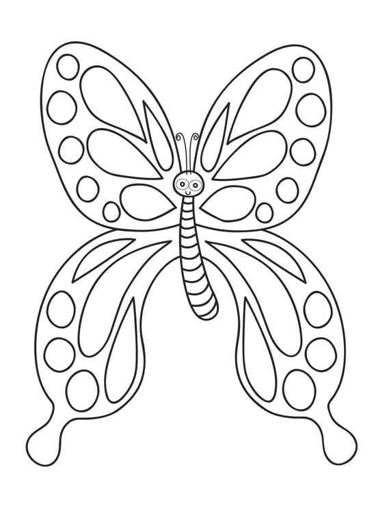 Butterfly Coloring in Pages 6