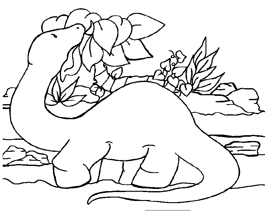 Dinosaur Coloring in Pages 5