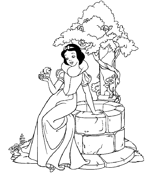 Disney Princess Coloring in Pages 11