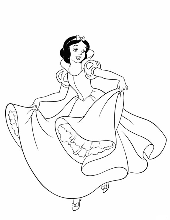 Disney Princess Coloring in Pages 4