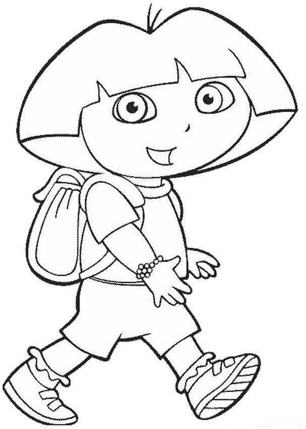 coloring pages for girls dora. Coloring Pages are available