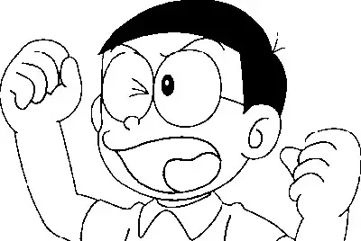 Doraemon Coloring in Pages 1