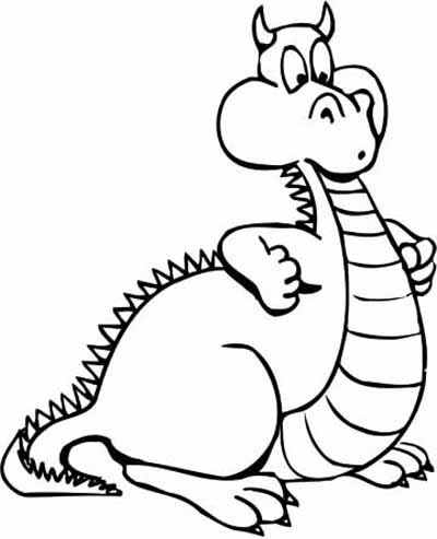 Dragon Coloring Pages on Dragon Coloring In Pages   Dragon Coloring