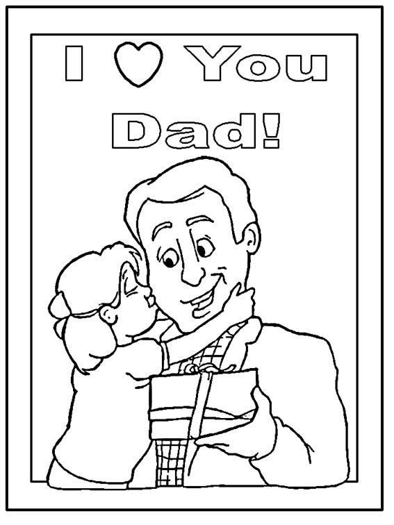Fathers Day Coloring in Pages 3