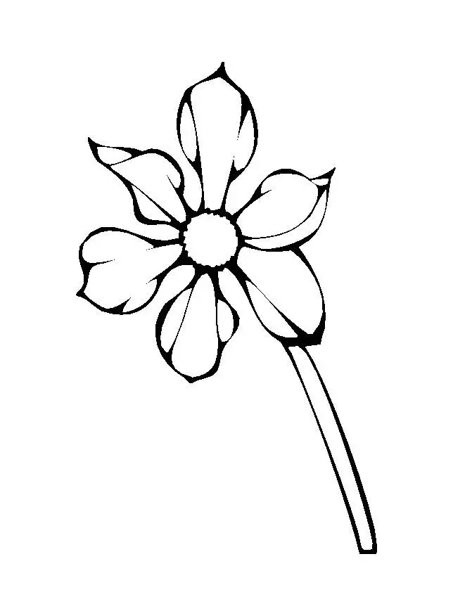 Flower Coloring in Pages 9