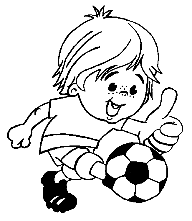 Football Coloring in Pages 10