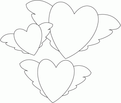 Heart Coloring in Pages 2