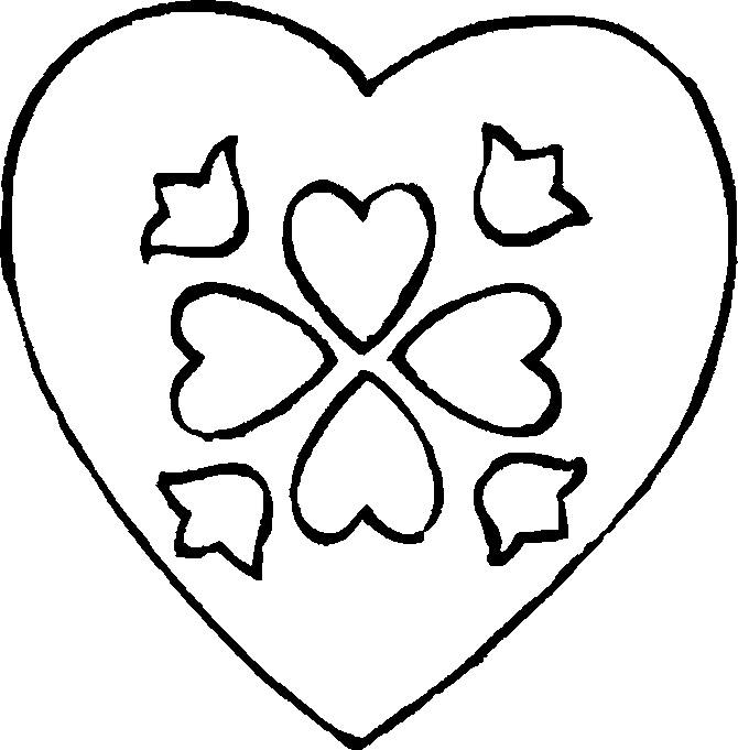 Heart Coloring in Pages 3