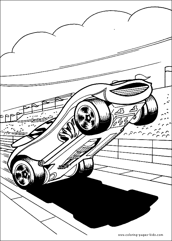 Hot Wheels Coloring in Pages 11