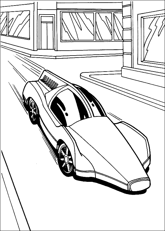 Hot Wheels Coloring in Pages 4