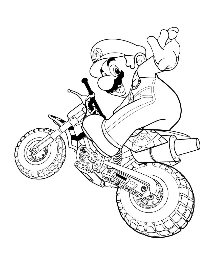 Mario Coloring in Pages 10