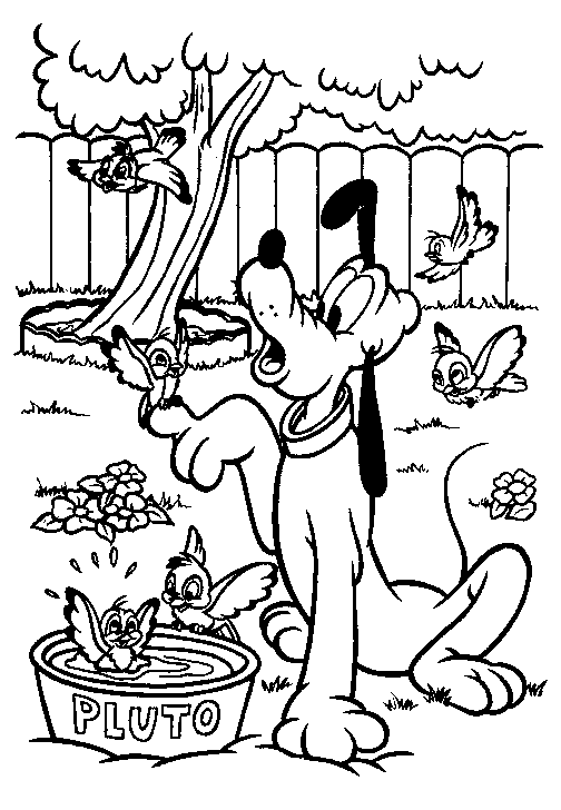 Mickey Mouse Coloring in Pages 7