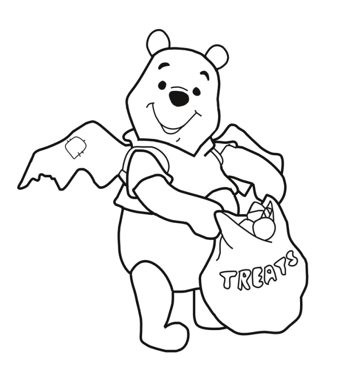 Pooh Coloring in Pages 1
