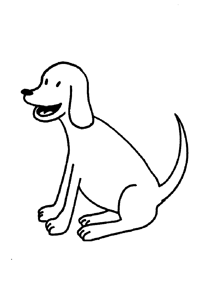 Puppy Coloring in Pages 9