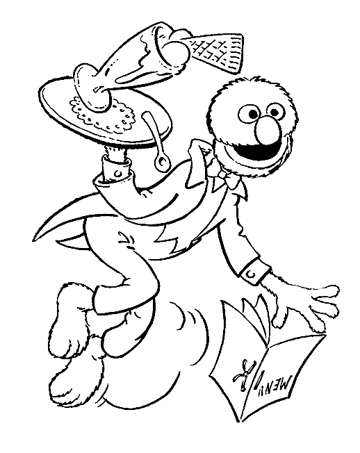Sesame Street Coloring in Pages 4