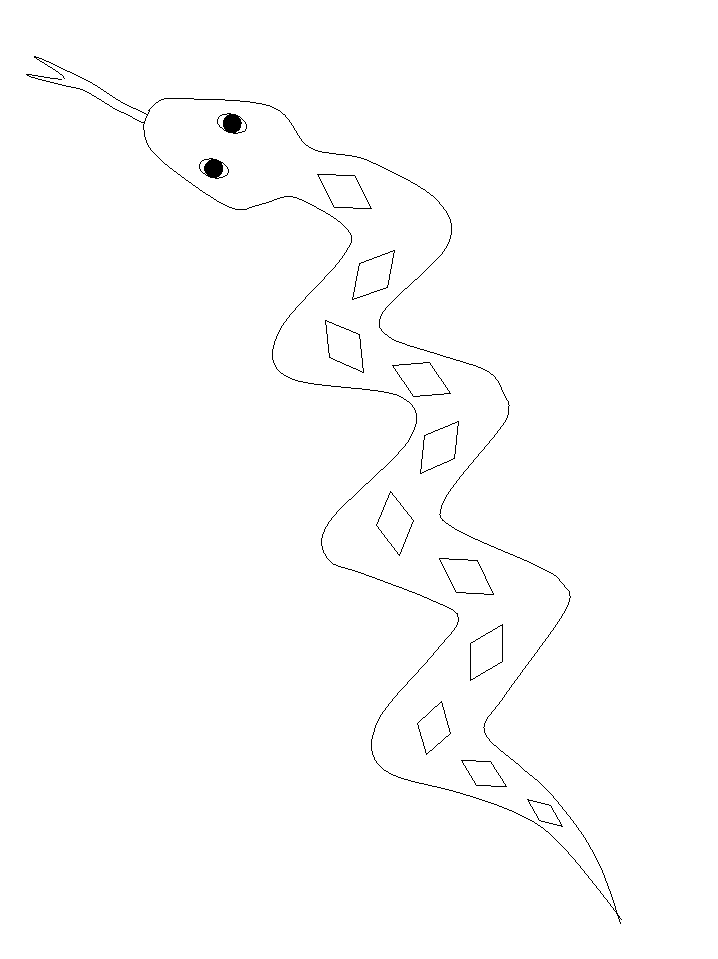 Snake Coloring in Pages 8