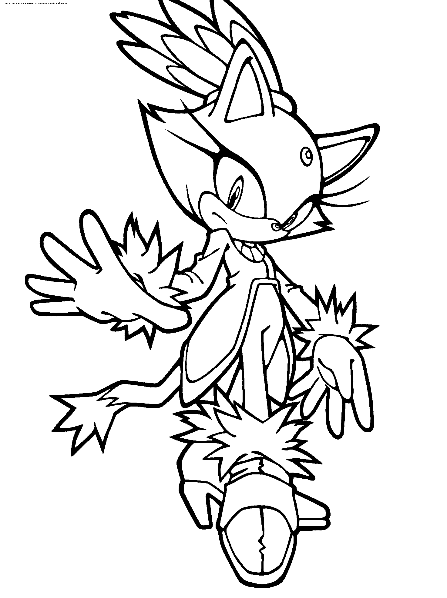 Sonic Coloring in Pages 2