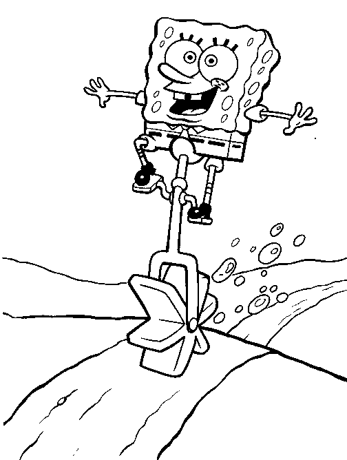 Spongebob Squarepants Coloring in Pages 5