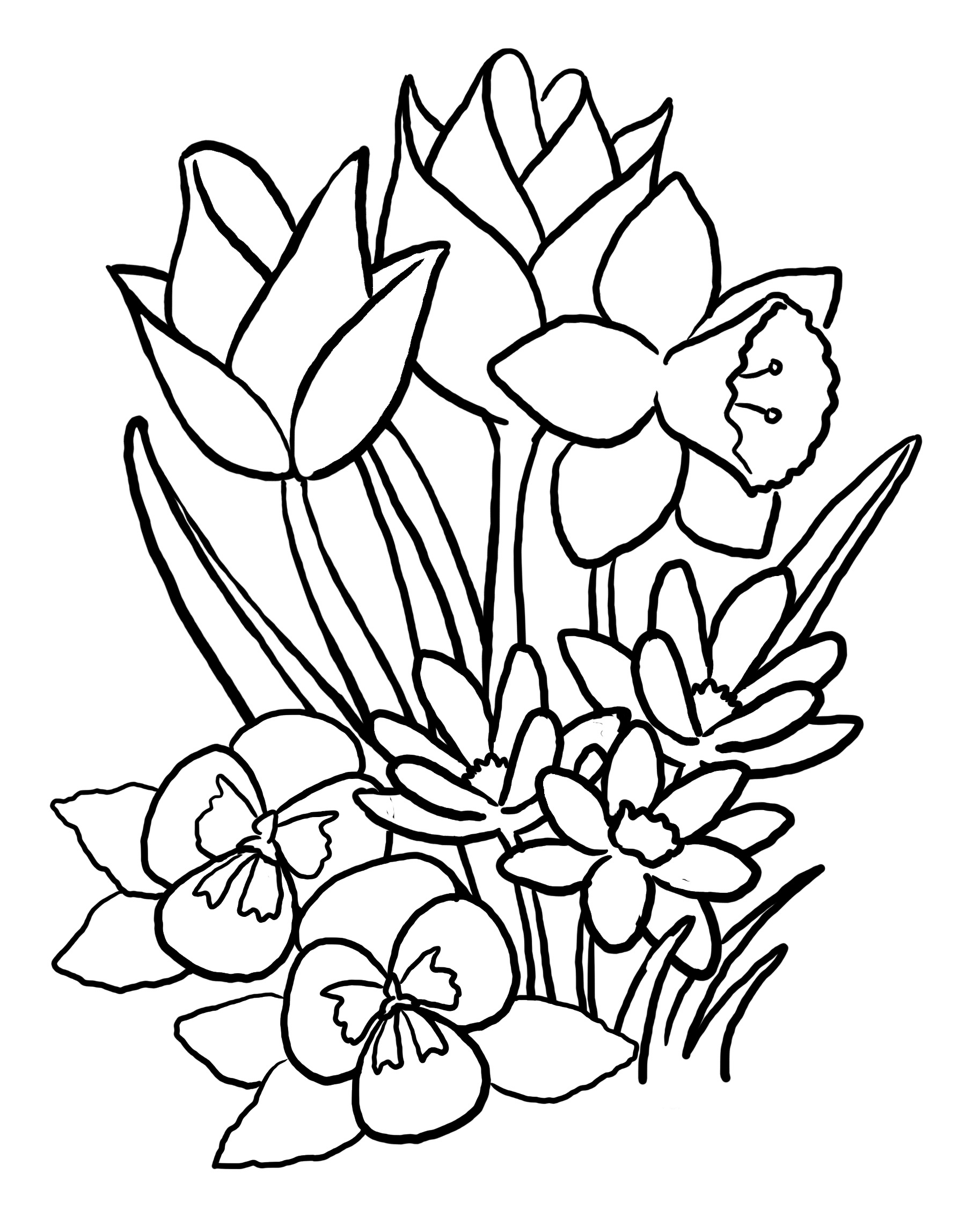Spring Coloring in Pages 7