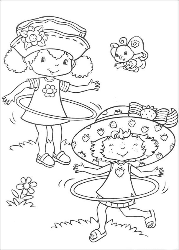 Strawberry Shortcake Coloring in Pages 12