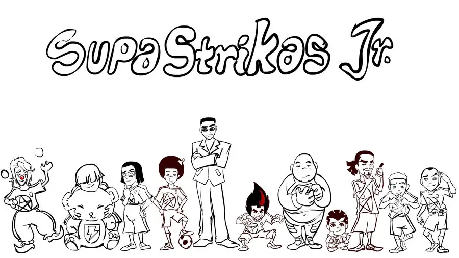 Supa Strikas Coloring in Pages 4