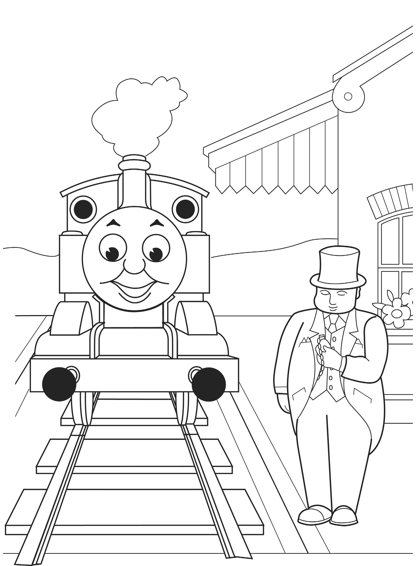 Thomas Coloring in Pages 10