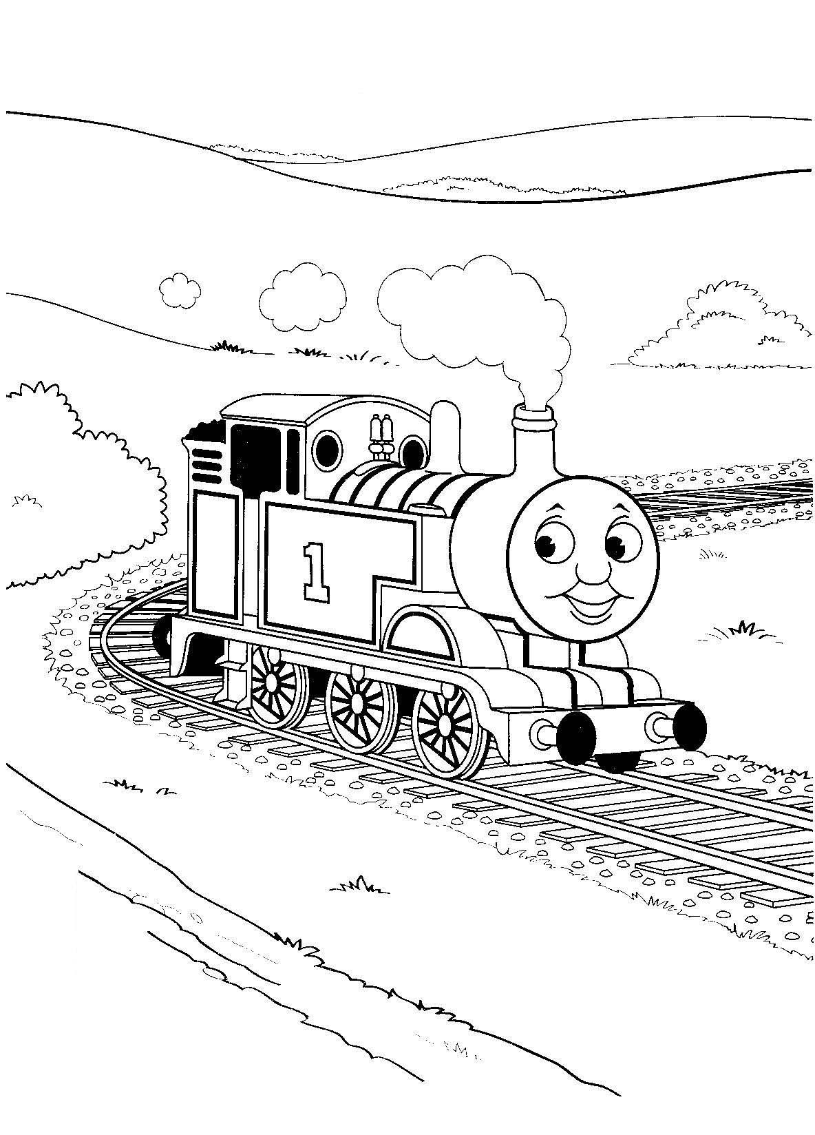 Thomas Coloring in Pages 3