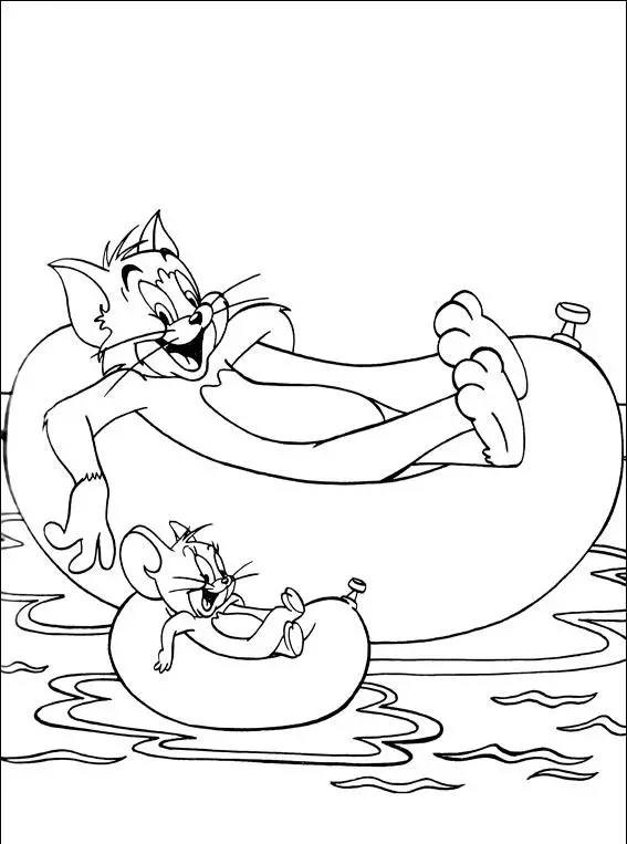 Tom and Jerry The Movie Coloring in Pages 6