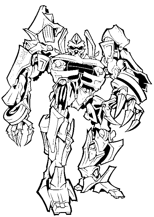 Transformers Coloring in Pages 4