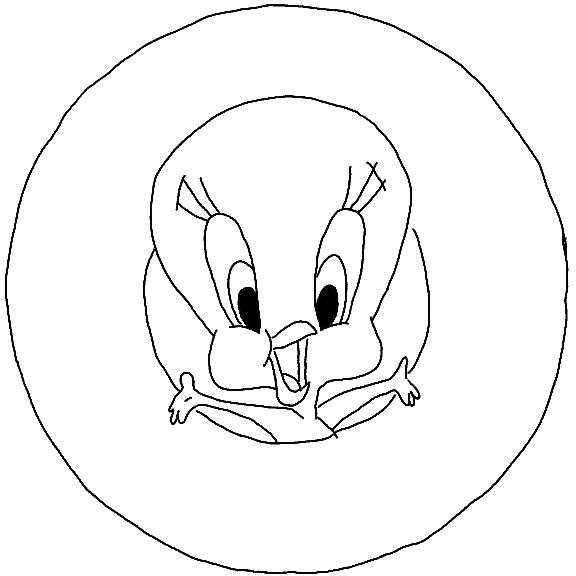 Tweety Bird Coloring in Pages 6