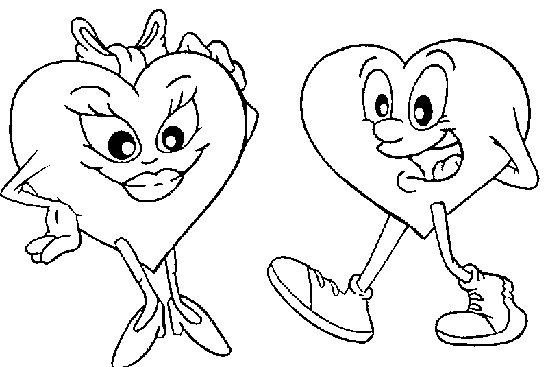 Valentine Coloring in Pages 2