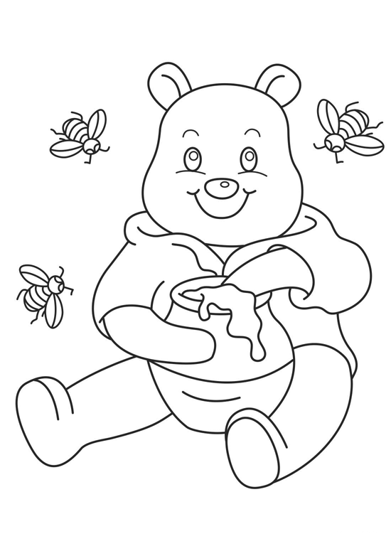 Winnie The Pooh Coloring in Pages 9