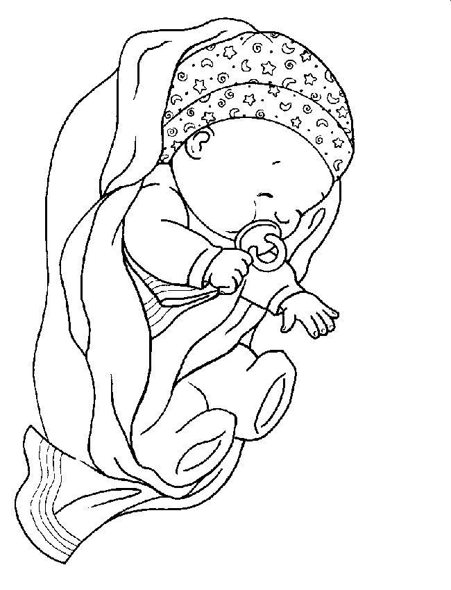 Baby Coloring in Pages 9