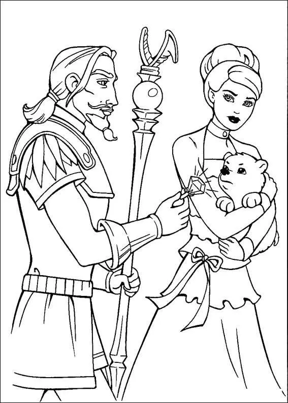 Barbie and The Magic Pegasus Coloring in Pages 15