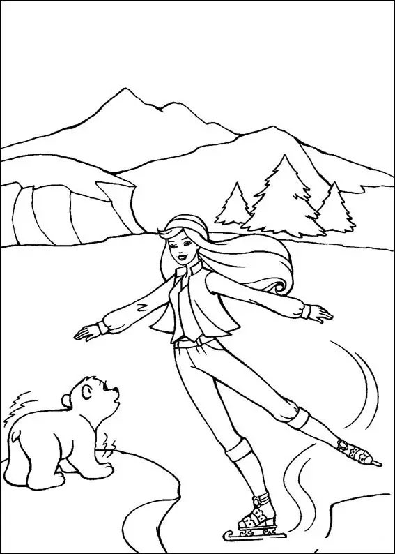 Barbie and The Magic Pegasus Coloring in Pages 7