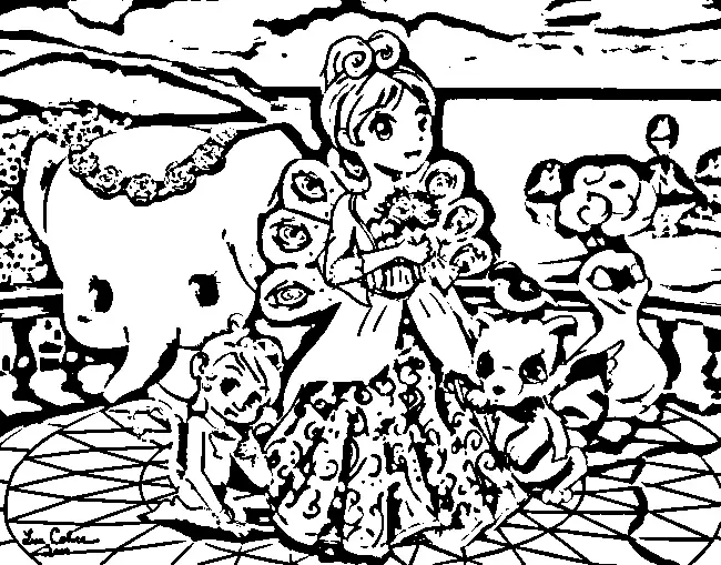 Barbie as The Island Princess Coloring in Pages 3