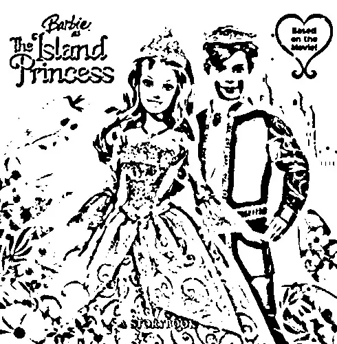 Barbie as The Island Princess Coloring in Pages 7