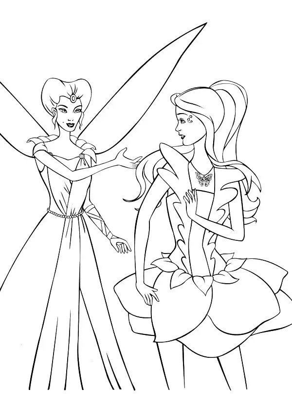 Barbie Fairytopia Coloring in Pages 2