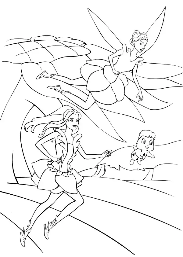 Barbie Fairytopia Coloring in Pages 5
