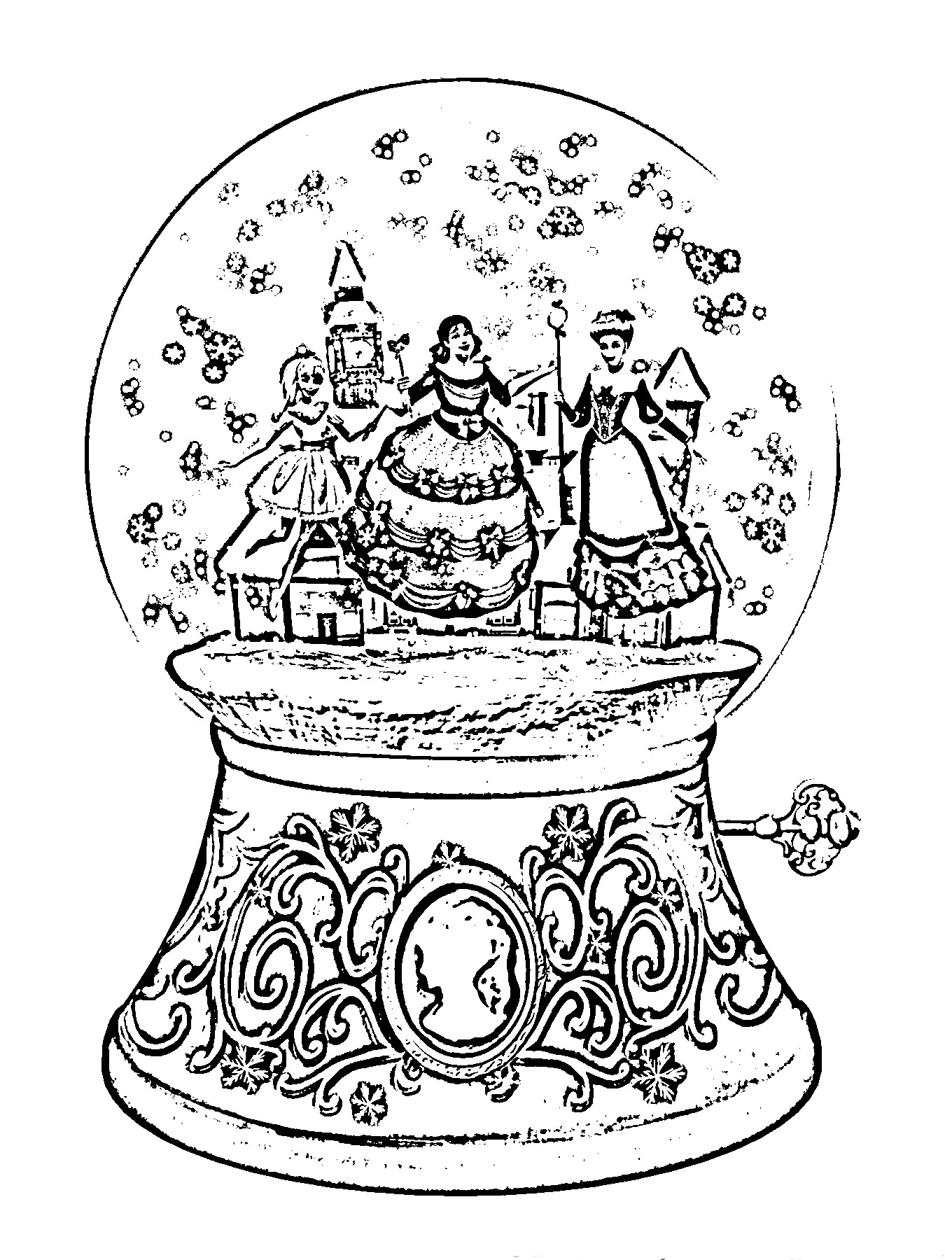 Barbie in a Christmas Carol Coloring in Pages 2