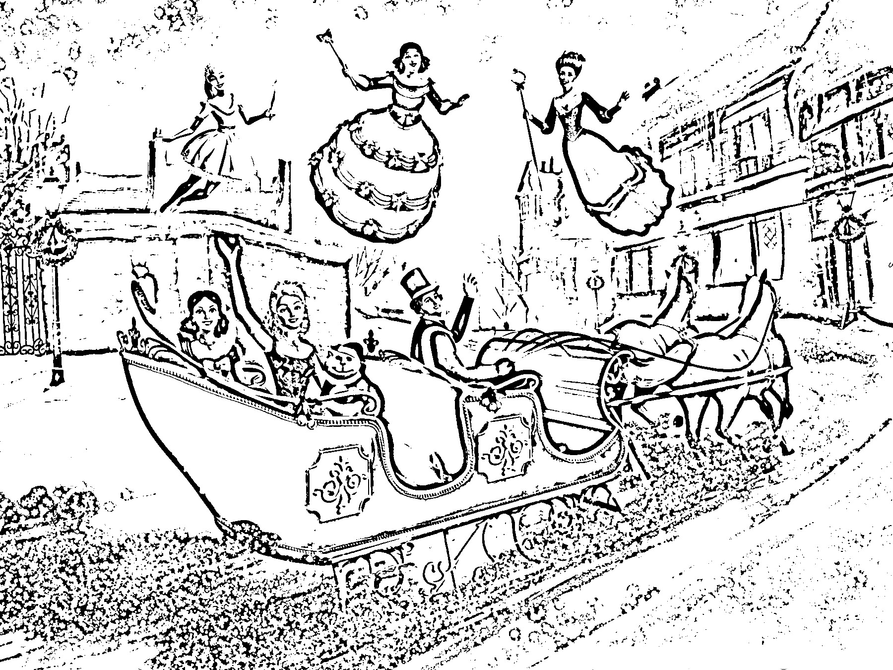 Barbie in a Christmas Carol Coloring in Pages 6