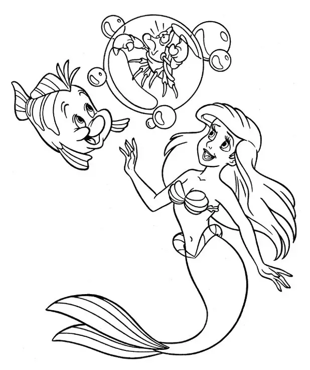 Barbie in a Mermaid Tale Coloring in Pages 12