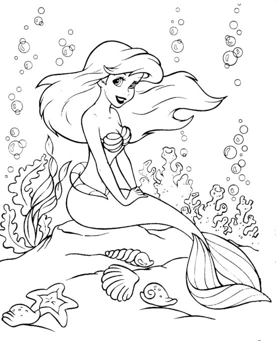 Barbie in a Mermaid Tale Coloring in Pages 3