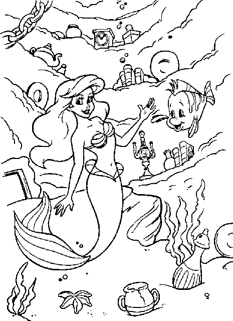 Barbie in a Mermaid Tale Coloring in Pages 4