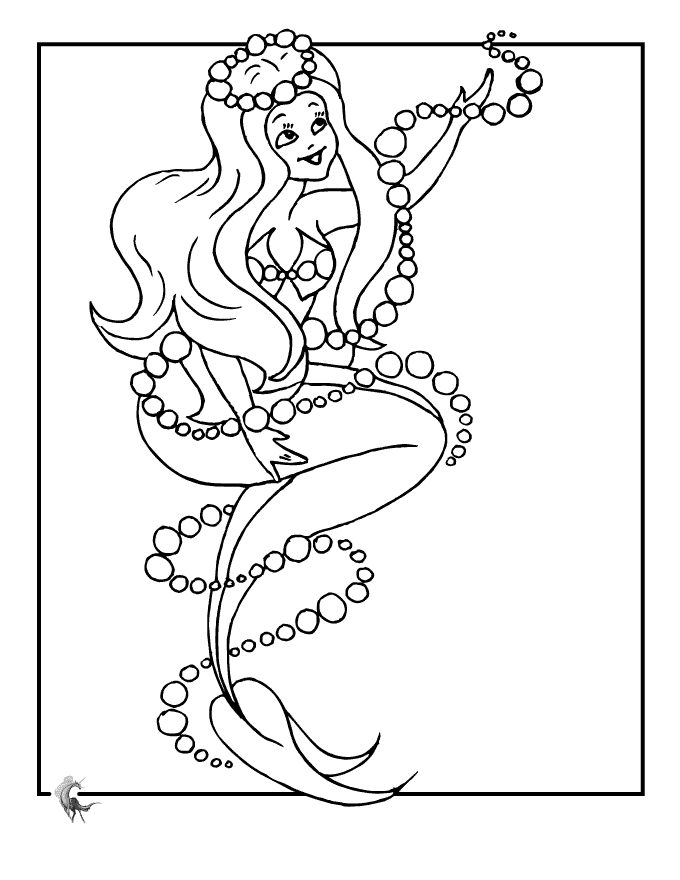 Barbie in a Mermaid Tale Coloring in Pages 9