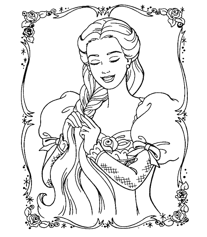 Barbie of Swan Lake Coloring in Pages 1
