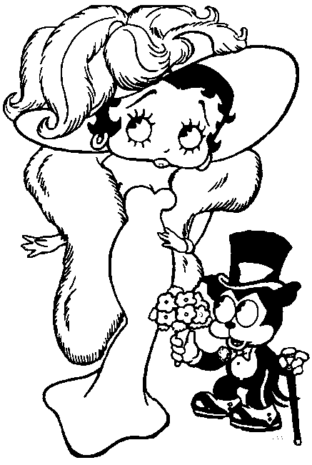 Betty Boop Coloring in Pages 5
