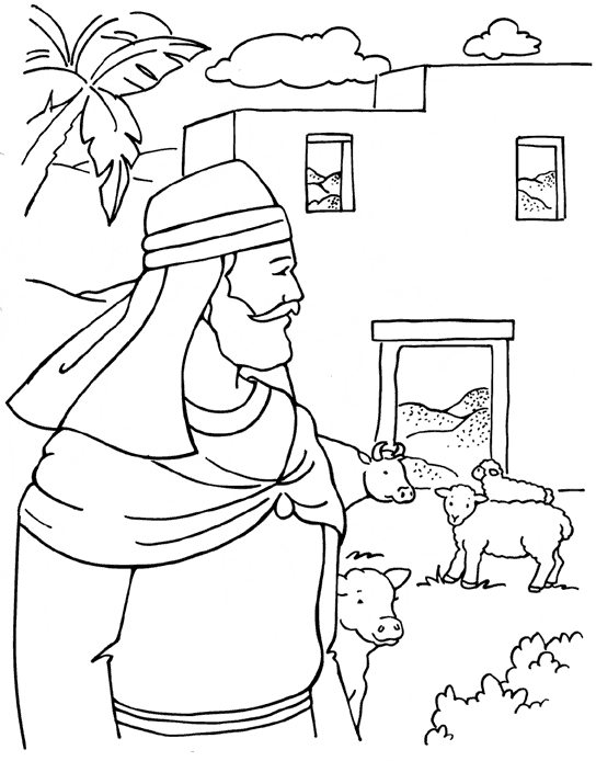 Bible Coloring in Pages 1